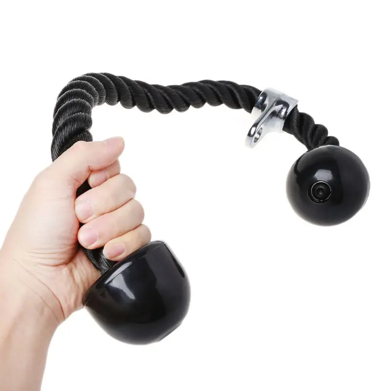 Оборудование для фитнеса в тренажерном зале трицепная веревка бицепс силовая