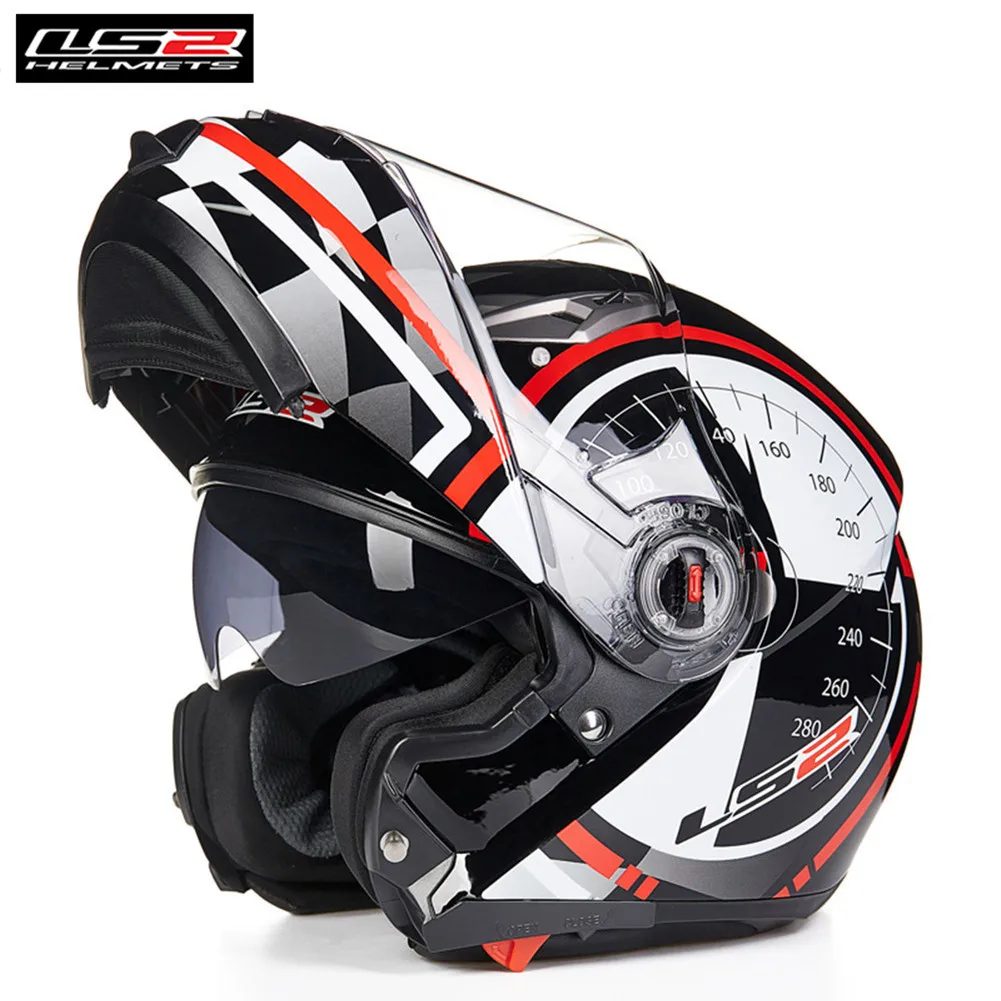 LS2 Filp up модульный мотоциклетный шлем полный лица гонки Casco мотоциклетные шлемы de