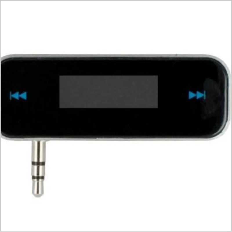 Лучшая цена беспроводной FM-передатчик Mini In-car LCD 3 5 мм автомобильный комплект