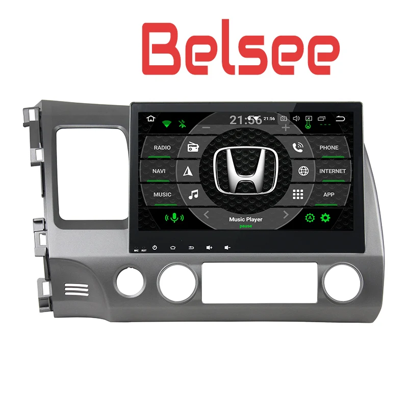 Belsee Android 8 0 автомобильный Радио GPS навигация головное устройство стерео