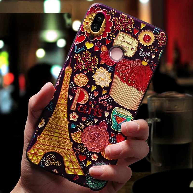 YonLinTan 3D Phone coque cover case For HuaWei Honor 8X 8 X honor8x on Silicone luxury Silicon back Original soft cases |