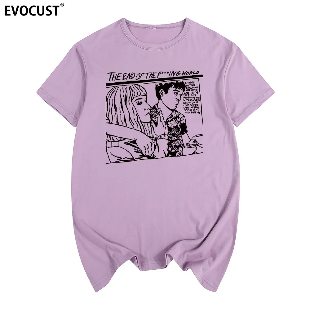 Sonic youth окончания FXXK мир рок-н-ролл вокал группа бас-гитара футболка хлопок