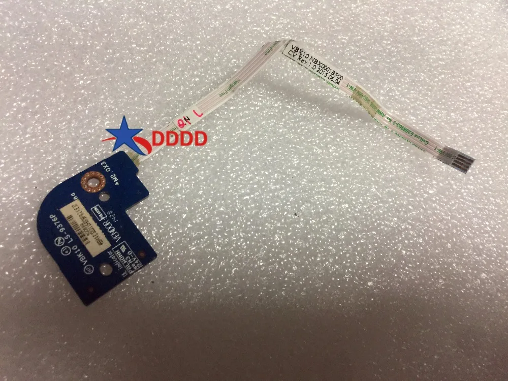 

Original FOR HP ZBook 17 Power Button Board w/Cable LS-9376P 100% working perfect