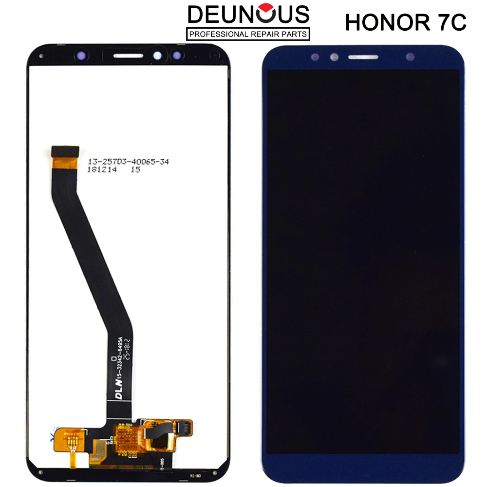 Дисплей с тачскрином GRF&WENO для Huawei Honor 7C, с рамкой/ без рамки