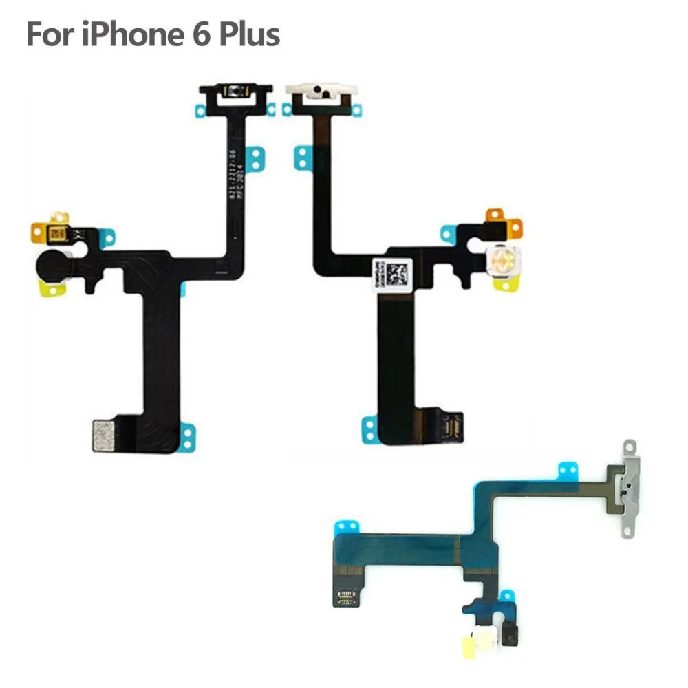 Высокое качество для iPhone 4, 4S, 5, 5S, 5C, 6, 6 S, 7 Plus кнопка регулировки громкости источник энергии кнопка включения и выключения ключ гибкий кабель