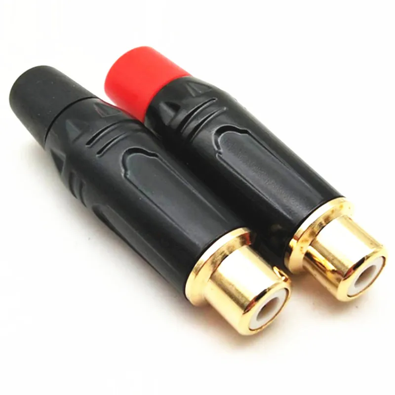 20 шт./лот аудио разъем позолоченный RCA мужской или женский пайки RCA|Соединители| |