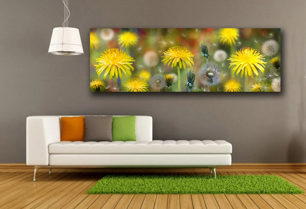 

HD Dandelion fluff collage Wall Art Canvas Poster Print Wall Art Painting Art Pictures For Living Room Home Decor Unframed