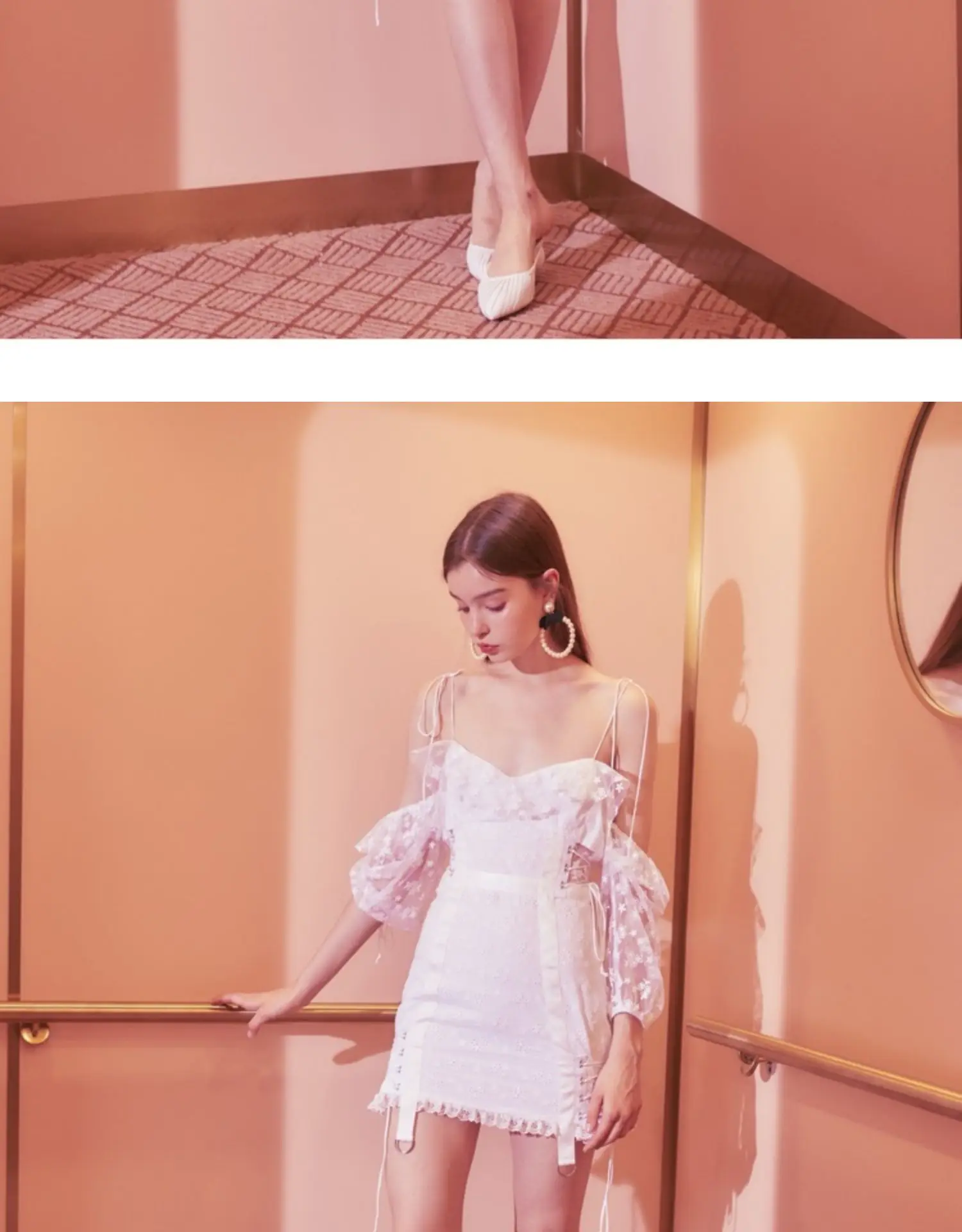 EASYSMALL For Love Lemons женское платье летнее пляжное сексуальное с открытой спиной высококачественное кружевное Сетчатое платье с высокой талией без рукавов