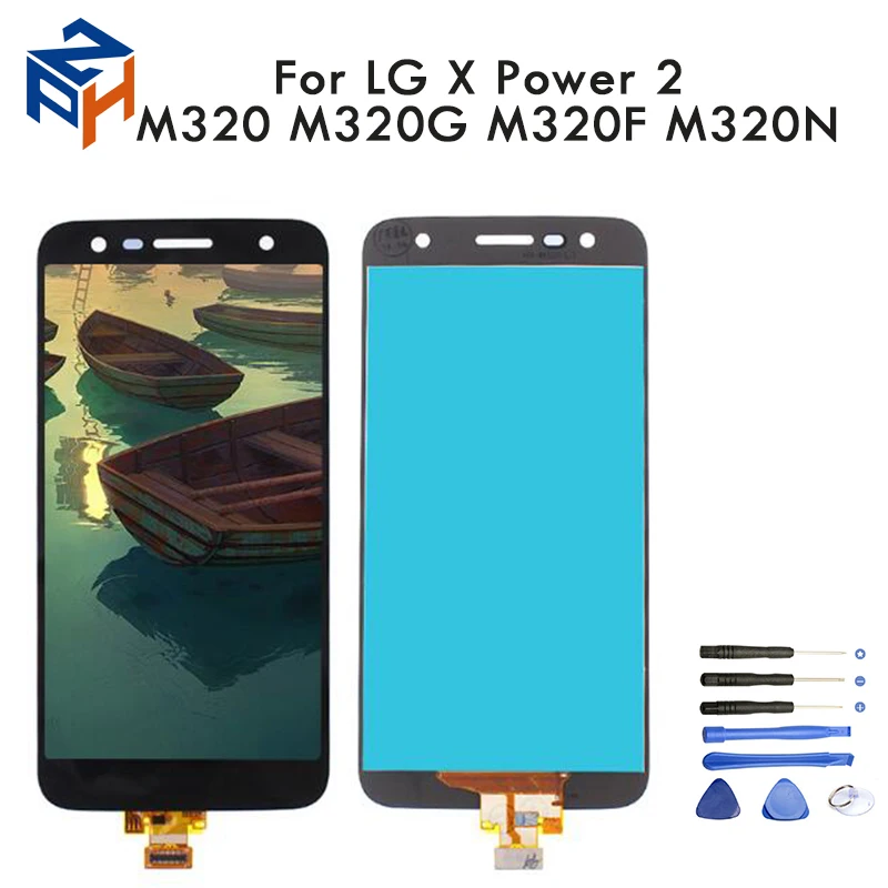 For LG X Power 2 OLED LCD M320 M320G M320F M320N Touch Screen Digitizer Assembly Replacement XPower Repair Display | Мобильные