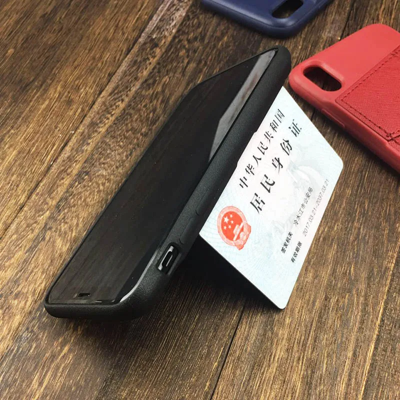 Роскошный кожаный чехол в деловом стиле для Apple iphone x модный кошелек держатель