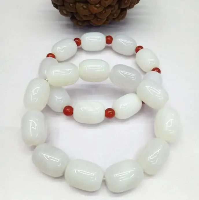 Bracelet++Trendy original hand ornament natural bucket Bead Bracelet DIY drum bead string stone | Украшения и аксессуары