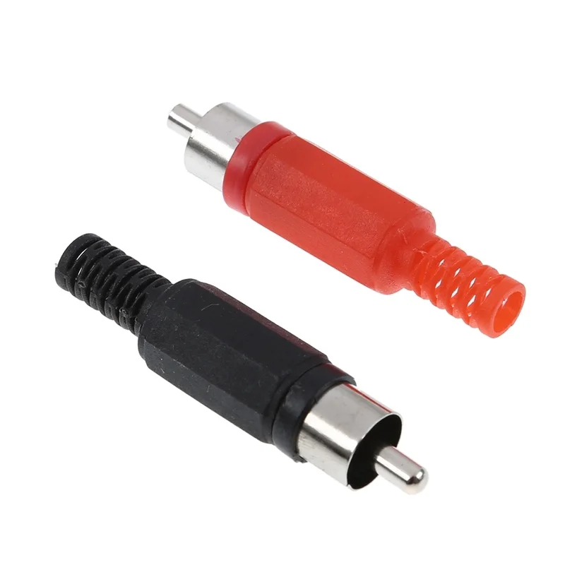 20PCS Solder RCA Plug Male Audio Video Adapter Connector Professional | Wireless