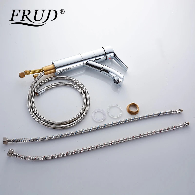 FRUD Новый выдвижной кран для ванной комнаты специальный дизайн одной ручкой