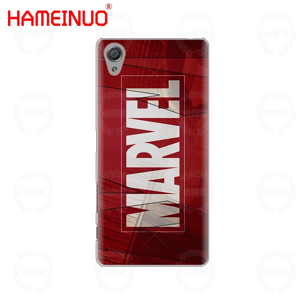 HAMEINUO Marvel чехлы с изображением супергероев чехол для телефона для sony xperia C6 XA1 XA2 XA ULTRA X XP L1 L2 X XZ1 compact XR/XZ PREMIUM