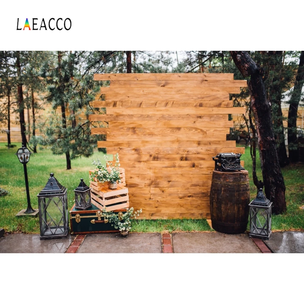 Laeacco наружные Портретные деревянные доски Свадебные фотографические фоны для