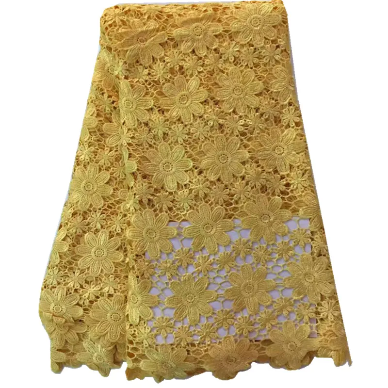 Red Color High Quality Water Soluble Lace Nice Guipure Chemical Cord African Fabric 5 colors | Дом и сад