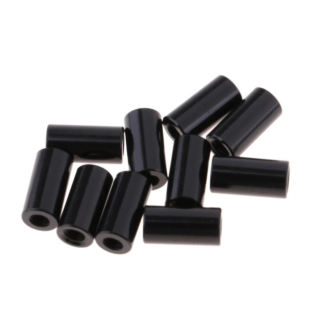 

10Pcs 5MM /12MM Black Sleeve Screws Aluminum Alloy Tube Spacer for RC Model DIY Mini 4WD Car Racing Accessories