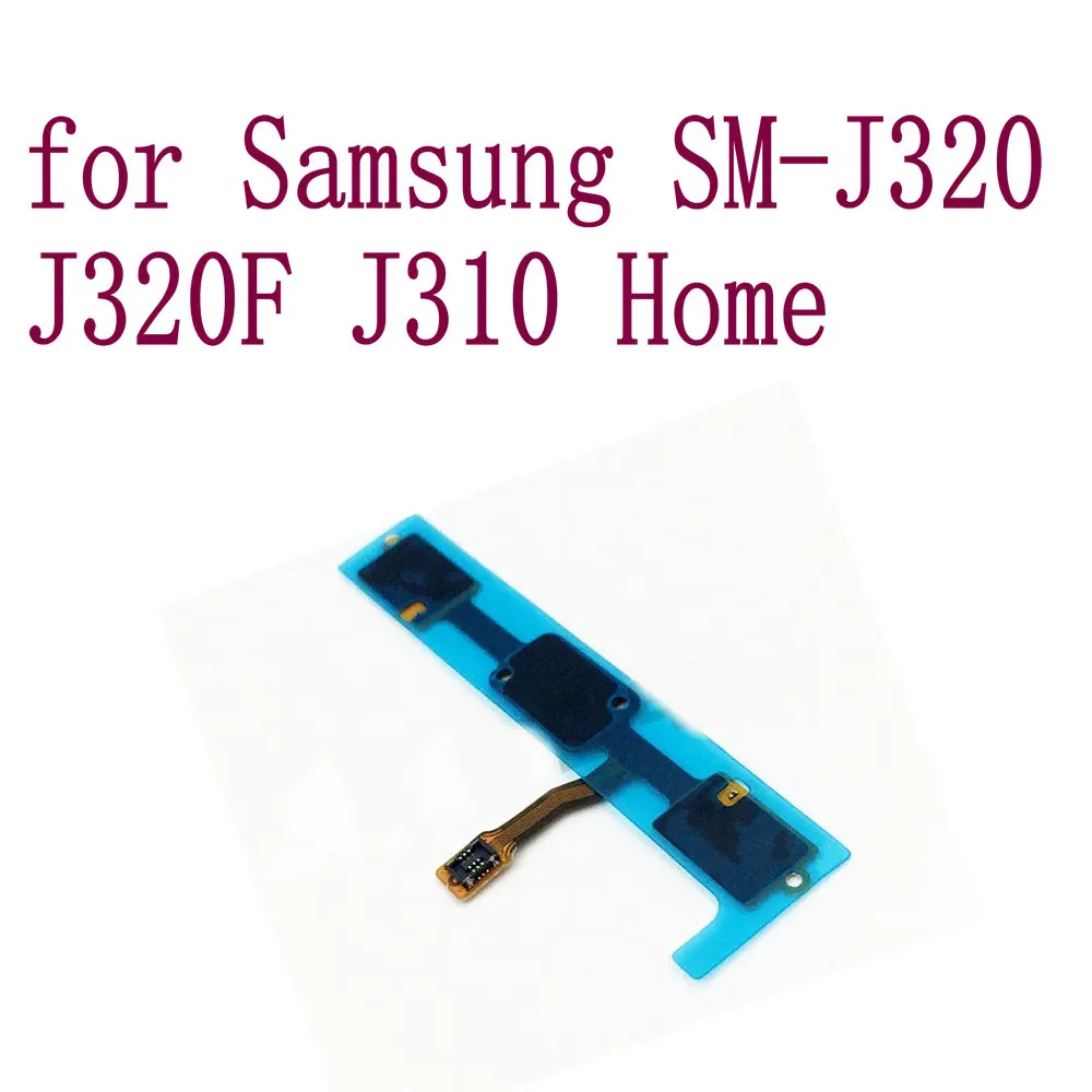 lot Home Button Flex Cable Menu Return Key Repair Touch sensing Audio Parts For Samsung Galaxy SM-J320 J320F J310 Cell phone