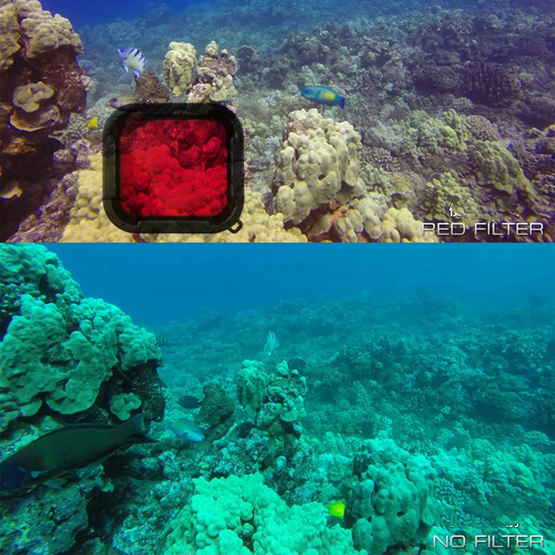 Tekcam Touchable 45M водонепроницаемый чехол Дайвинг фильтр Корпус для Gopro аксессуары Hero 7