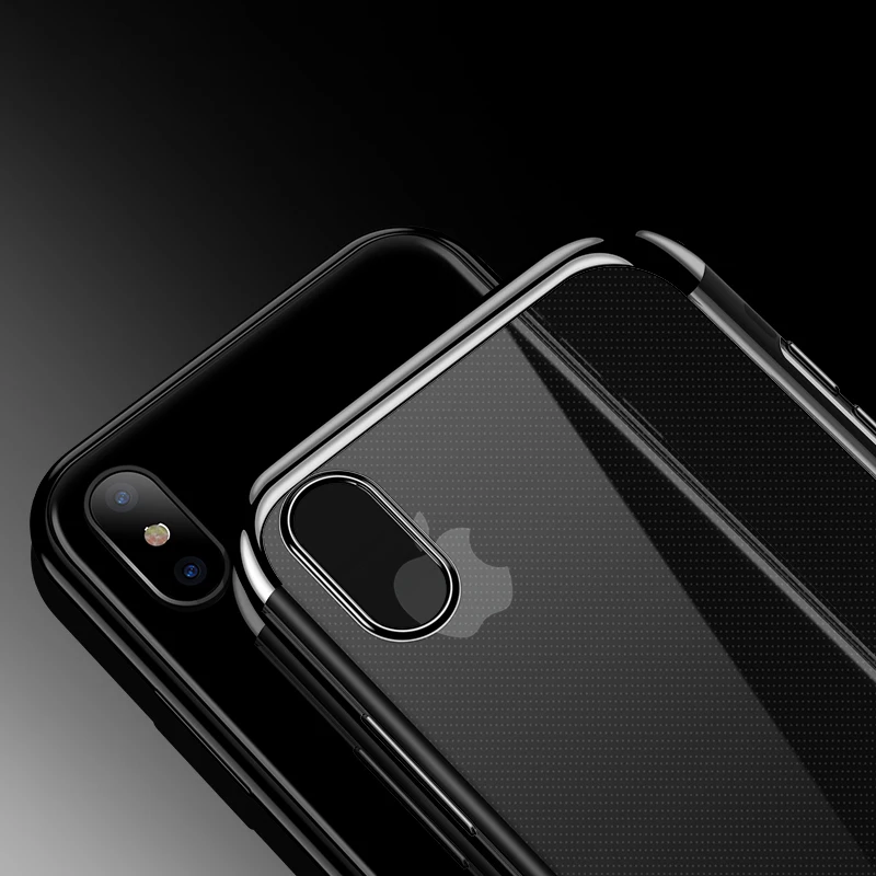 Чехол для телефона RZP iPhone X 10 Роскошный прозрачный чехол из ТПУ с мягким покрытием