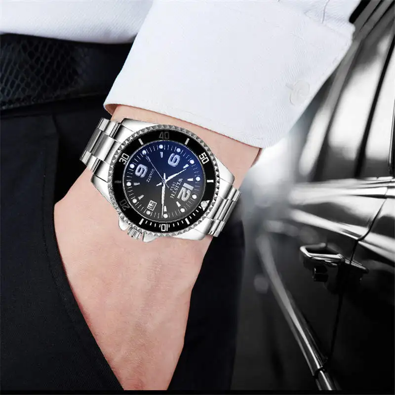 Часы наручные мужские кварцевые повседневные брендовые Роскошные