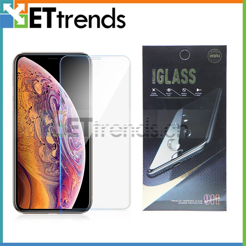 Высококачественное Закаленное стекло для iphoneXS MAX 50 шт. защитная пленка экрана