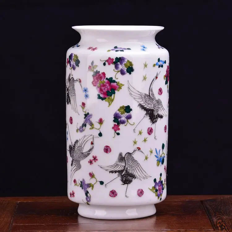 Керамическая ваза Jingdezhen светящаяся в современном стиле минимализма для гостиной