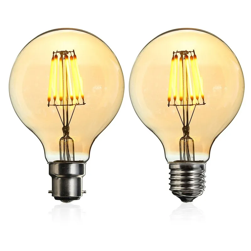 Лампа накаливания Эдисона E27 B22 220 В 6 Вт G80 с нитью накаливания|lamp for|bulb e27light bulb |
