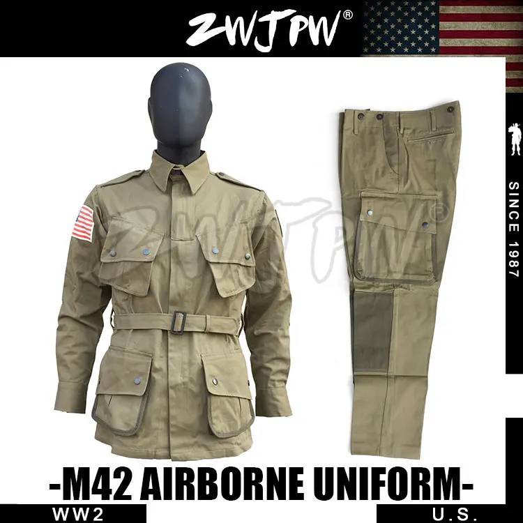 WW2 армии США Военная 101 воздушно десантных Костюмы Униформа США/501101|us uniform|uniform - Фото №1