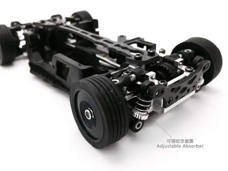 RC 1/28 scale mini-Q Q9 гоночный Дрифт на дороге автомобиль miniQ 2,4G ARR RTR карбоновое волокно шасси матовый бесщеточный 2 версии