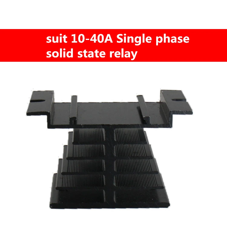 Радиатор olid I-50 однофазный твердотельный реле ssr 10A-40A 10A 15A 25a 40A 50x50x80 мм алюминиевый