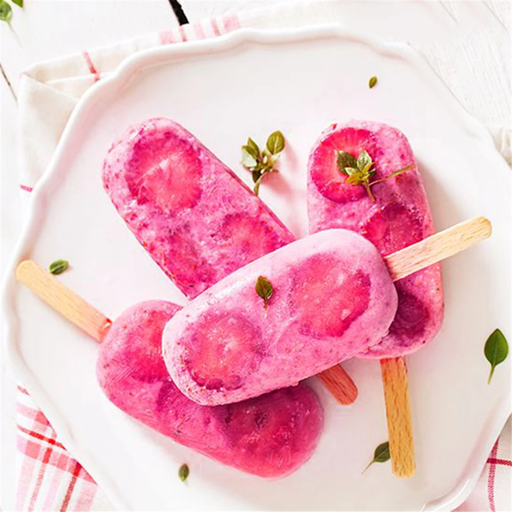 8 ячеек формы для мороженного Silcone морозильная форма мороженого DIY конфеты сок Бар