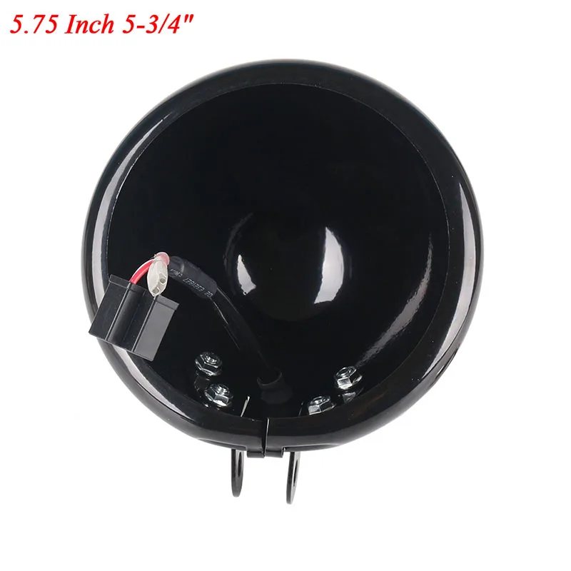 

5,75 "5 3/4" светодиодный светильник, корпус, кольцо, держатель, черный, для мотоцикла, Sportster, железный XL 883