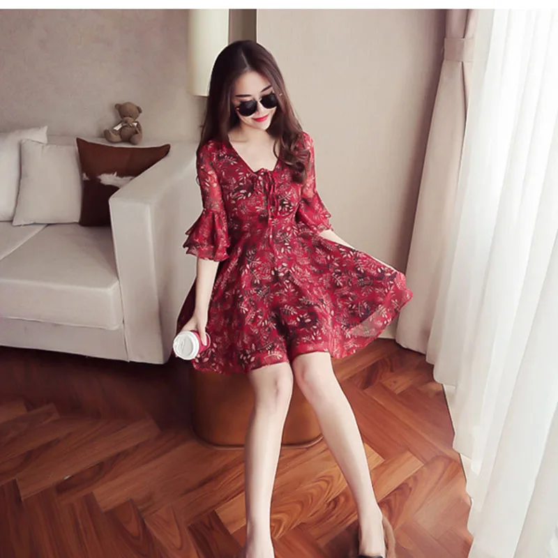 Женское пляжное платье летняя одежда с принтом в стиле бохо вечернее без рукавов