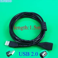 cltgxdd usb extension data cable 2 0 a male to a female long cord for computer 1 5 meter black