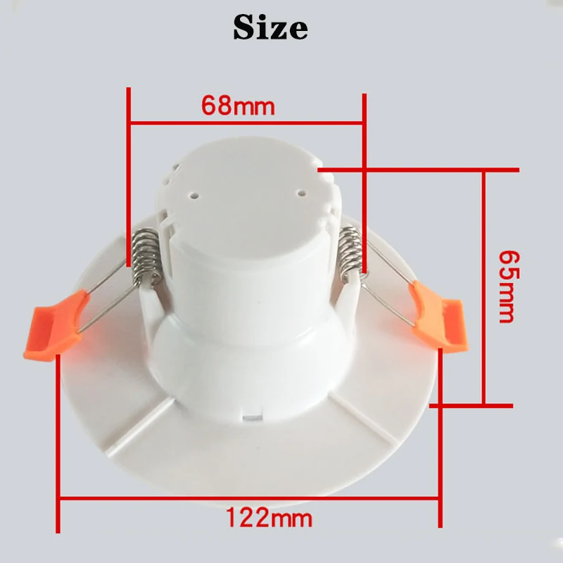 LED 5w Sound light Infrared Human Body Sensor Downlight Radar nd Lamp Control Induction Ceiling Down | Лампы и освещение
