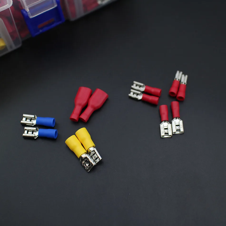 Обжимные наконечники лопатка 900 шт.|female spade terminal|spade terminalfully insulated |