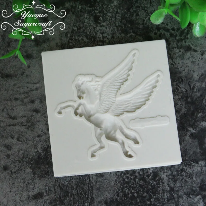 Yueyue Sugarcraft 1 шт. силиконовая форма в виде лошади для помадки инструменты украшения