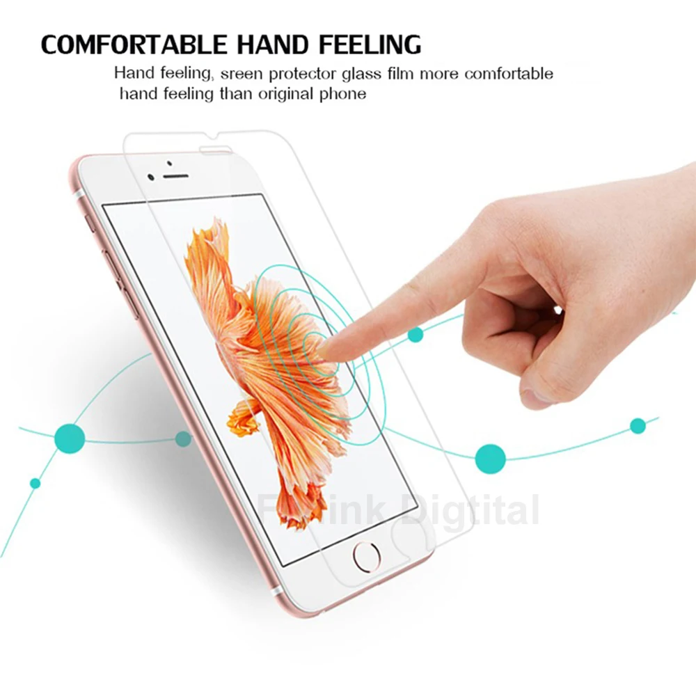 Стекло для iphone искусственное закаленное стекло Защитное 5s 5 6 S 7 8 X plus защитная