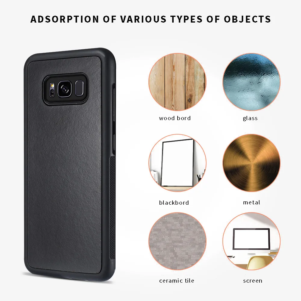 Anti Gravity Phone Cases for Samsung Galaxy S8 Plus Fundas Magical Suction Cover Anti-gravity galaxy s8 Adsorption Case |