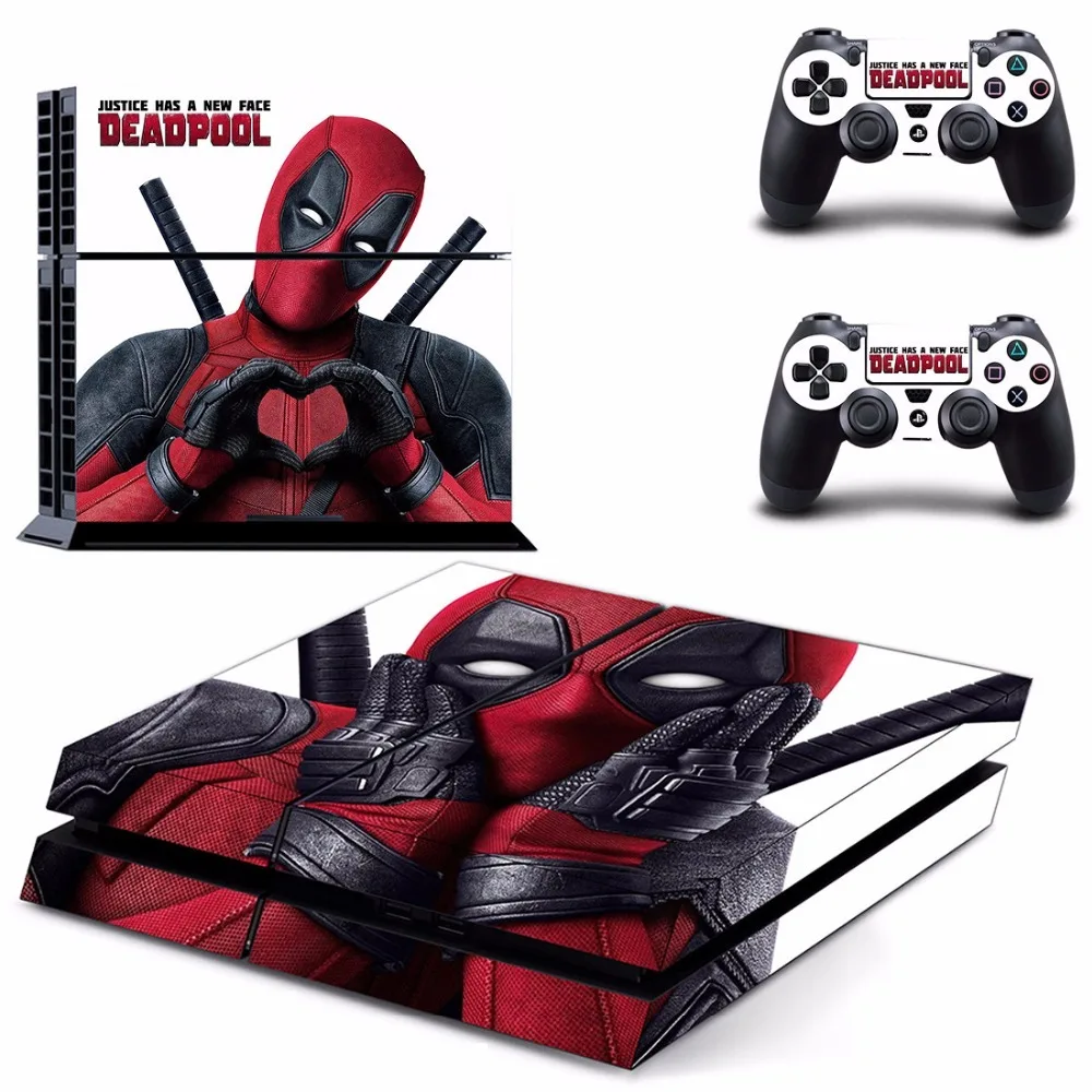 Дэдпул виниловая PS4 наклейка для Sony playstation 4 консоль и контроллер|stickers for|stickers for