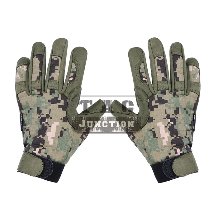 AOR2 Emerson тактический нападение легкий камуфляж полный палец перчатки EmersonGear любую погоду стрельба Hunter перчатки для страйкбола тактические перчаткиперчатки тактические - Цвет: AOR2