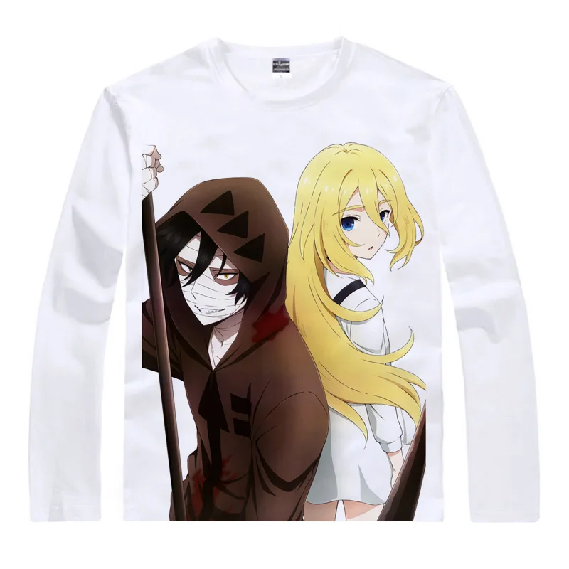 Style 8 Рейчел Гарднер Айзек Фостер футболка ангелы смерти бойня Satsuriku no Tenshi Мужская футболка Повседневная футболка с длинным рукавом рубашки - Цвет: Style 8