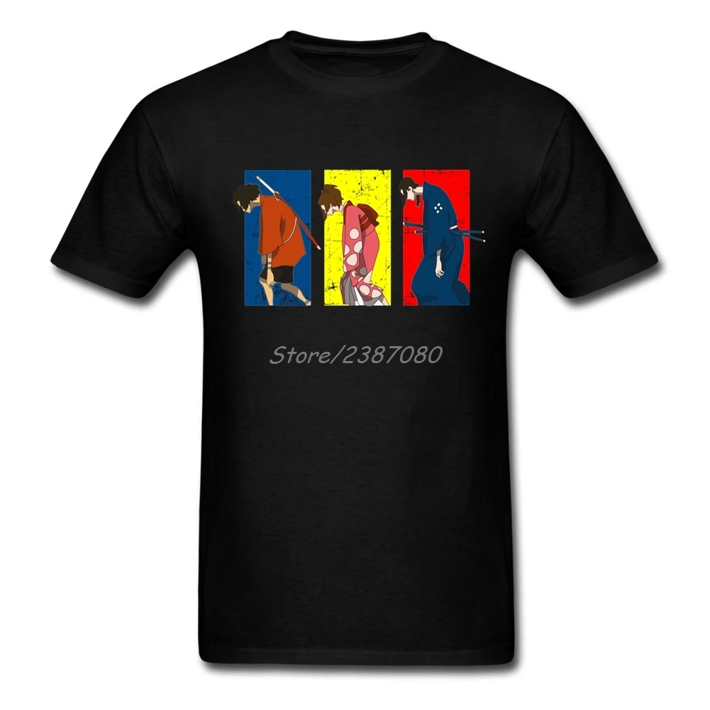 Самурай вниз Чамплу футболка на заказ короткий рукав Футболка для мужчин летние
