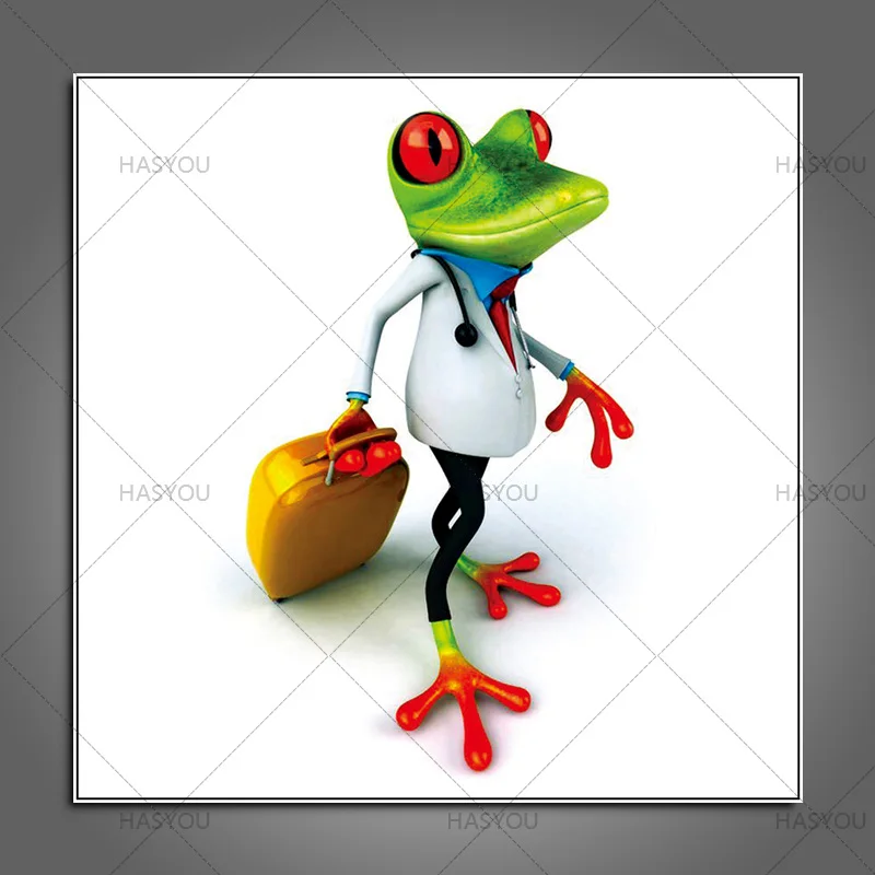 Ручная роспись абстрактные животные картина маслом на холсте работа настенная