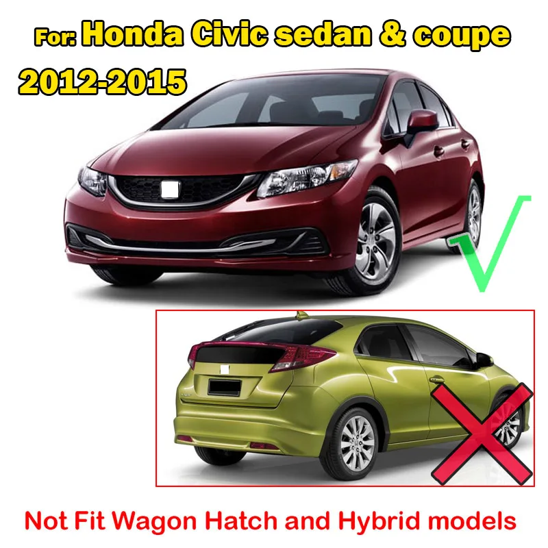 Аксессуары для Honda Civic Sedan купе 2012 2013 2014 2015 чехол багажника коврик обуви напольный