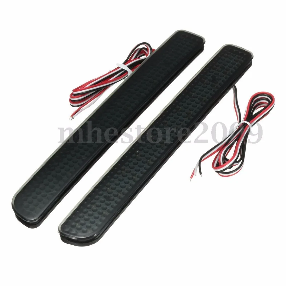 Дымовые черные линзы для Range Rover Sport L320 2010-13 Discovery 3 LR3 2005-2009 4 LR4 10-13 Светодиодный отражатель заднего бампера тормозной светильник