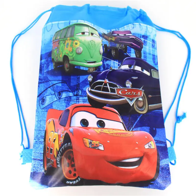 Сумка на шнурке Disney Car McQueen для мальчиков сувениры путешествий школьный рюкзак