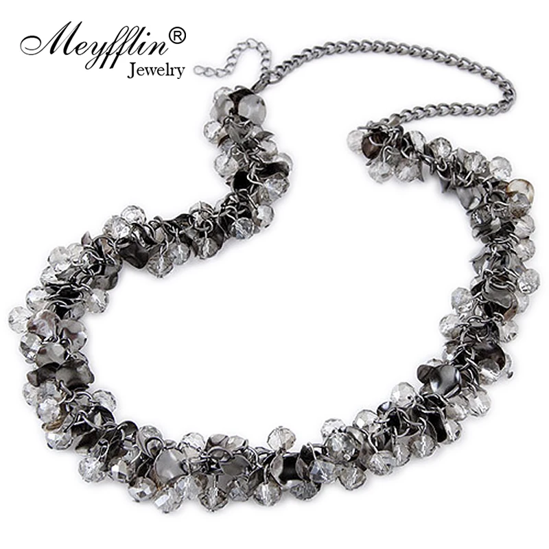 Collier Femme 2019 Fashion Choker Statement Necklaces &amp Pendants for Women Men Jewelry Crsstal Beads Collares bijoux accessories |