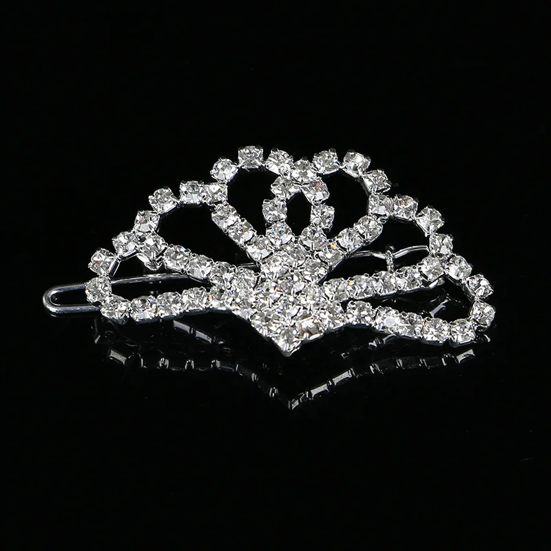 

Стразы тиара с цветочными элементами, очаровательные заколки для волос для домашних животных или девочек, украшения, аксессуары, 6 шт. в парт...
